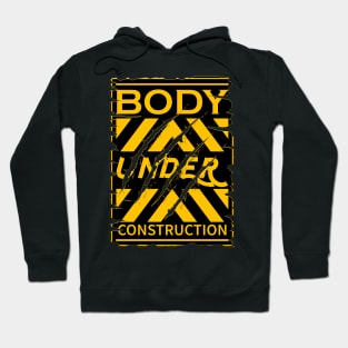 Body under construction patch design Hoodie